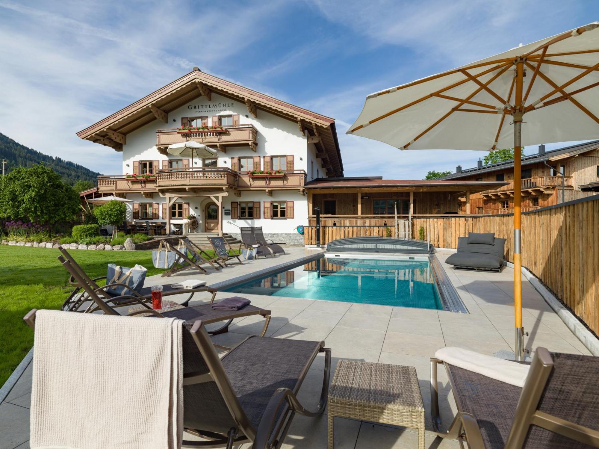 Grittlmuehle Chalet Ferienwohnungen Brixen im Thale Eksteriør bilde